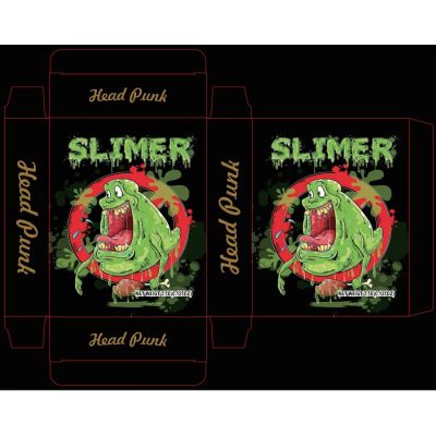 Slimer-Inspired Retro Cartoon Cannabis Packaging Box